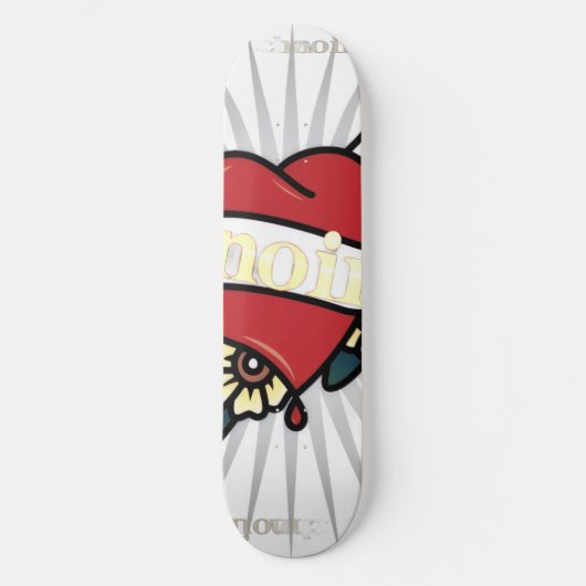TechNoir "Bleeding Heart" Limited Deck Skateboard (Voorkant)