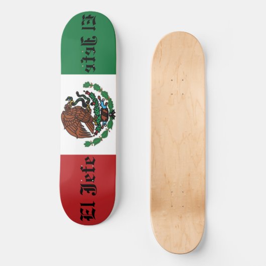TechNoir Limited "El Jefe" Skateboard Deck (Recto)