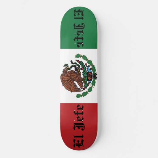 TechNoir Limited "El Jefe" Skateboard Deck (Recto)
