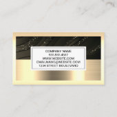 Technologie | Carte de visite de bloc couleur méta (Dos)