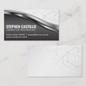 Technologie | Carte de visite de conception métall (Devant / Derrière)