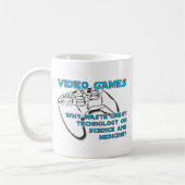 Technologie de jeu vidéo Mug drôle Humour (Gauche)
