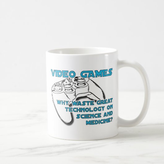 Technologie de jeu vidéo Mug drôle Humour (Droite)