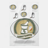 Technologie de pharmacie Serviette à main (Vertical)