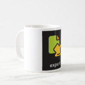 Technologie-exportpictogram Digitaal gegevensbesta Koffiemok (Voorkant links)