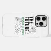 Technologie future codée : Empreinte algorithmique (Verso Horizontal)