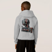 Technologie-Logo en computerschedel (Achterkant volledig)