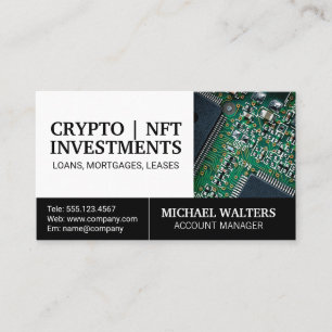 Technologie Microchiphardware Visitekaartje