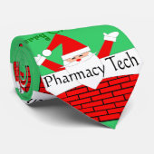 Technologie Pharmacie Noël Retro Père Noël Cravate (Roulé)