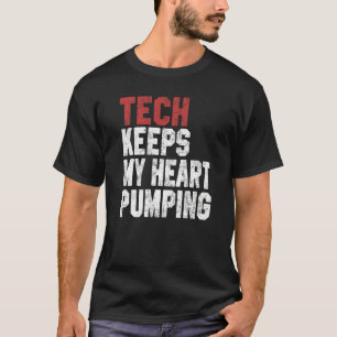 Technologie voor mannen vrouwen Technologie Cyber T-shirt