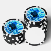 technologiecircuit poker chips (Opstapeling)
