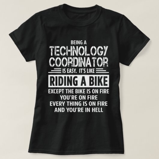 technologiecoördinator t-shirt (Design voorkant)