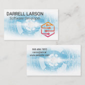 Technologiehardware-Logo Visitekaartje (Voorkant / Achterkant)