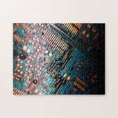 Technology Circuit Board Legpuzzel (Horizontaal)