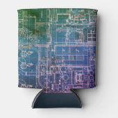 Technology Engineer blauwdruk Blikjeskoeler (Voorkant)