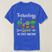 Technology Squad, Funny Cactus Team Technology Tea T-shirt (Design voorkant)