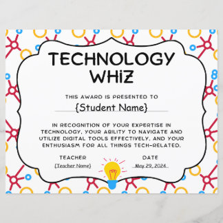 Technology Whiz-prijs voor studentenerkenning