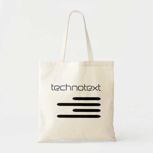 Technotext boodschappentas tote bag (Voorkant)