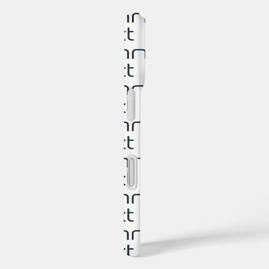 Technotext Techno Text Logo Case-Mate iPhone Case (Achterkant / Rechts)