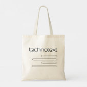 Technotext Tote Bag (Achterkant)