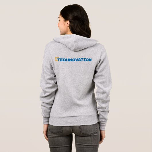 Technovation Logo Zip-Up Hoodie (Achterkant volledig)