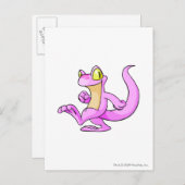 Techo Pink Briefkaart (Voorkant / Achterkant)