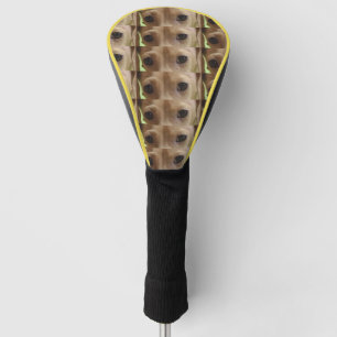Teckel Crème ogen Golfheadcover