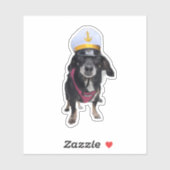 Teckel de Zee Captain Sticker (Vel)