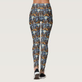 Teckel Halloween Spooky Leggings (Achterkant)