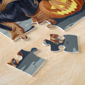 Teckel Halloween Spooky Legpuzzel (Zijkant)