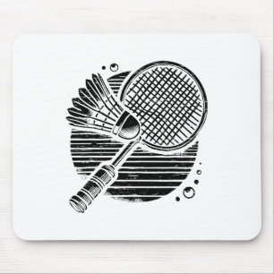 Teckel Hond Badminton Speler Shuttle Muismat