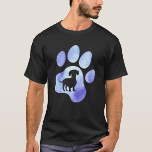 teckel hond Waterverf dier T-shirt