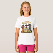 Teckel Honden Lemonade Stand T-shirt (Voorkant volledig)