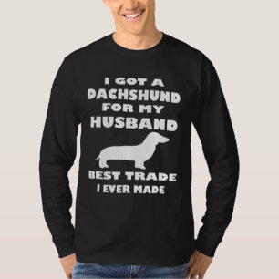 Teckel Hondenras Gift Hondenliefhebber Vrouw T-shirt