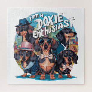 Teckel ik ben een Doxie liefhebber Legpuzzel