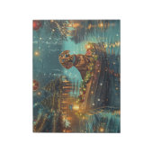 Teckel Kerst Feestelijke reis Notitieblok (Gedraaid)