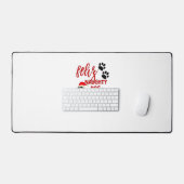 Teckel Kerst Shirt _ Funny Feliz Naughty Do Bureaumat (Keyboard & Muis)