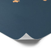 Teckel korte benen grote dromen poster (Hoek)