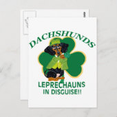 TECKEL LEPRECHAUN BRIEFKAART (Voorkant / Achterkant)