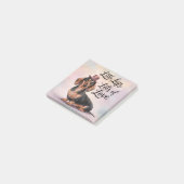 Teckel Little Legs Veel liefde Post-it® Notes (Schuin)