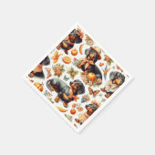 teckel naadloos servet (Hoek)