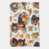  teckel naadloos theedoek (Verticaal)