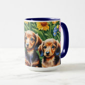 Teckel puppy Mok (Voorkant rechts)