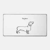 Teckel Verrukking:  Desk Mat (Voorkant)