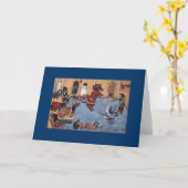 Teckel  Wenskaart Kaart (Gele Bloem)