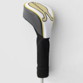 teckel wheaton honing golfheadcover (Schuin)