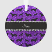 Teckels pourpres personnalisés de parties (dos)