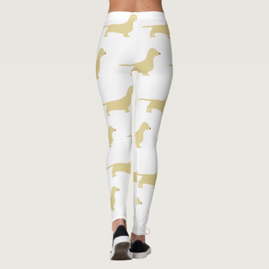 teckeltarwesilhouet leggings (Achterkant)