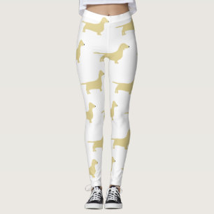 teckeltarwesilhouet leggings