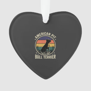 Teckkel Pit Bull Américain Vintage Sunset Rope